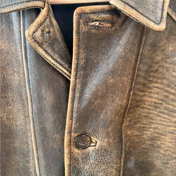 Gordon & Ferguson heirloom leather jacket, Vintage, Distressed (est. 1871 brand) - Picture 3 of 13